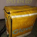 Geanta folosita Glovo extensibila,Livrari alimente,apa,util si pt Bolt,Wolt